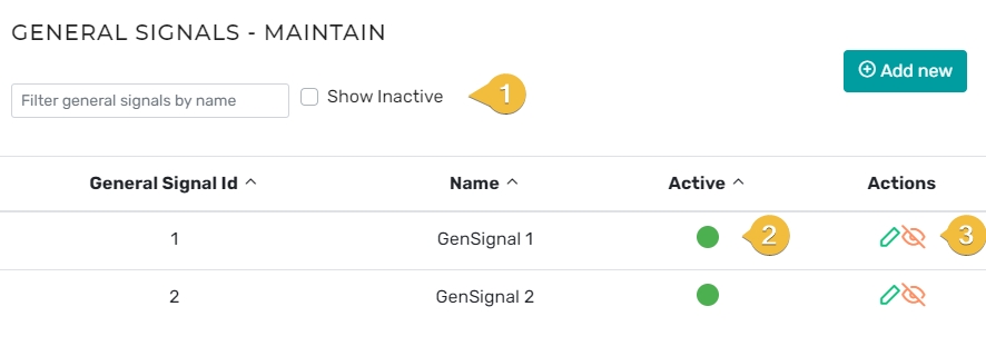 General Signals