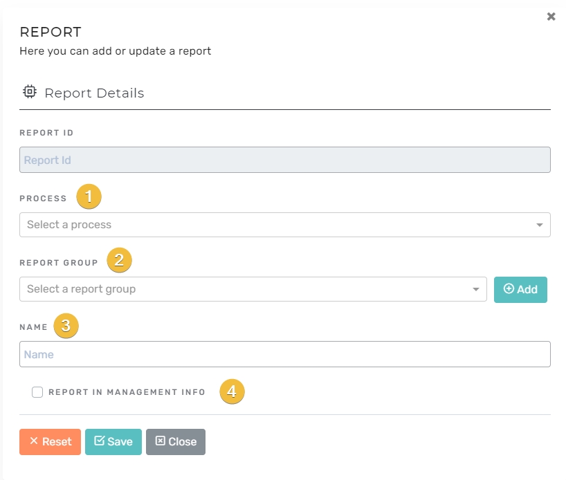 Report Aanmaken